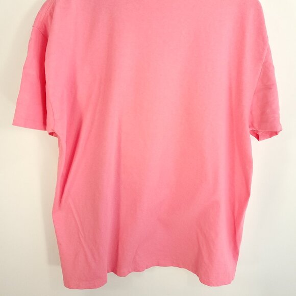 Vtg Coldfoot Alaska Graphic T-Shirt Men's OSFA Pink Heartland Apparel 80s USA - Picture 10 of 11